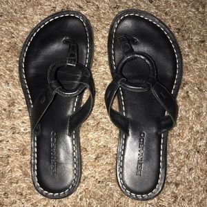 Bernardo black sandals